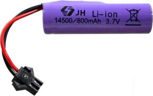 Bateria Li-ion 3.7V (800mAh) - 14500 para Automodelo