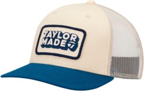 Kepi TaylorMade TM25 Ventura Retro Trucker Hat N3825518 - Creamy/Navy