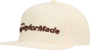 Kepi TaylorMade TM25 Carlsbad Flatbill Snapback Hat N3854118 - Creamy