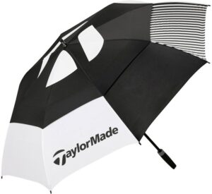 Sombrilla TaylorMade TM25 Double Canopy Tour Umbrella N3845601 - Black/White