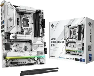 Placa Madre ASRock Z890 Steel Legend WiFi LGA1851/4xDDR5/PCI-E/HDMI/USB-C