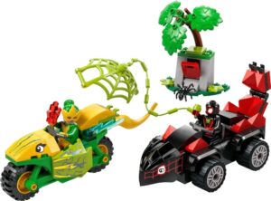 Lego Marvel Spin and Electro Dinosaur Vehicle Clase - 11198 (124 Piezas)