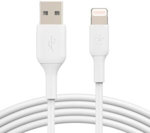 Cable Belkin CAA001BT1MWH USB-A Para Lightning 1M - Blanco