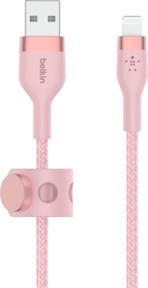 Cable Belkin Magnetic CAA010BT3MPK USB-A Para Lightning 3M - Rosa