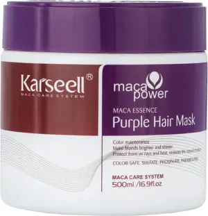 Máscara Capilar Karsell Maca Power Essence Purple Hair Mask - 500mL