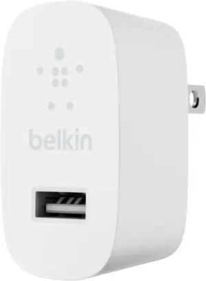 Carregador de Tomada Belkin USB-A WCA002DQWH 12W - Blanco