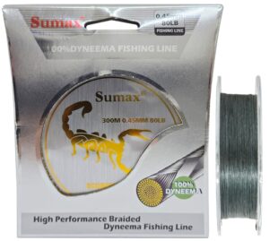 Hilo Multifilamento Sumax Scorpion Braid X8 0,45mm 80lb 300m