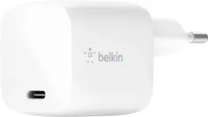 Carregador de Tomada Belkin USB-C WCH001VFWH 30W - Blanco