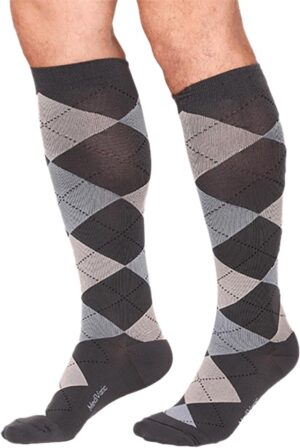 Medias de Compresión Control de Varices Medivaric - Gris Rombo (S)