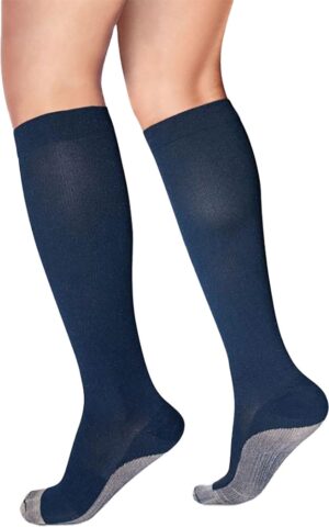 Medias de Compresión para Pies Sensibles Medivaric - Azul (S)