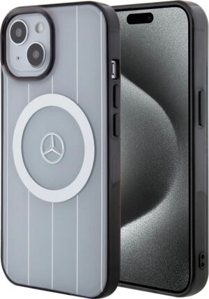 Funda Mercedes-Benz para iPhone 15 MEHMP15S23HRSW - Grey
