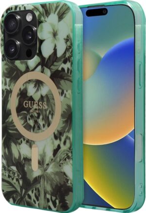 Funda Guess para iPhone 16 Pro Max GUHMP16XHJFCWA - Green