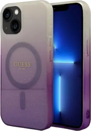 Funda Guess para iPhone 15 GUHMP15SHGRCELU - Gradient Violet