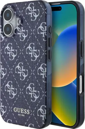 Funda Guess para iPhone 16 GUHMP16SHJ4PWD - Purple