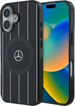 Funda Mercedes-Benz para iPhone 16 MEHMP16S23HRSK - Black