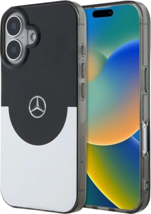 Funda Mercedes-Benz para iPhone 16 MEHMP16S23HBIGK - Black, White