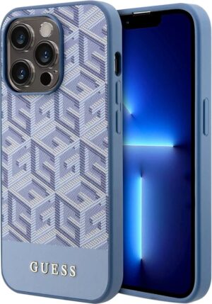 Funda Guess para iPhone 15 GUHMP15SHGCFSEB - Sky blue