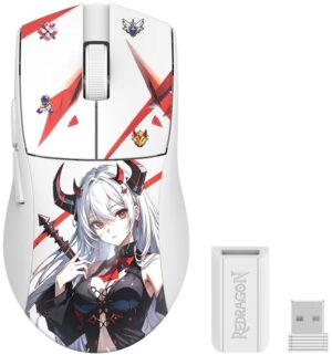 Mouse Gaming Redragon M916AK-PRO K1NG Pro Blanco (3 modos)