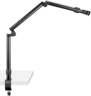 Soporte Neewer Flexible Overhead Cámara Mount Desk Stand ST3A - Negro