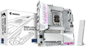 Placa Madre Gigabyte B860M Aorus Elite WiFi 6E ICE LGA1851/4xDDR5/M.2/HDMI/DP/USB-C