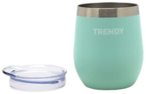 Guampa para Mate Trendy 16268B con tapa 280mL - Aqua