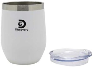 Guampa Térmica para Mate Discovery 16262B con Tapa 280mL - Blanca