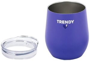 Guampa para Mate Trendy 18486 con tapa 280mL -Violeta