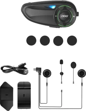 Intecomunicador para Moto Ejeas Q8 6-Riders