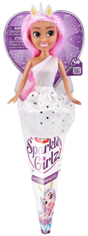 Muñeca Unicorn Princess Sparkle Girlz Zuru 10092 - Blanca