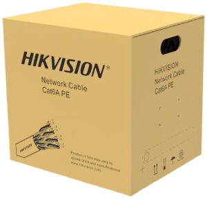 Cable de Red UTP Hikvision DS-1LN6AUSPE CAT6A Network 305m Negro
