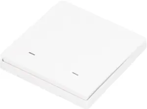 Interruptor de pared 4life Smart RF433 con 2 botón - Blanco