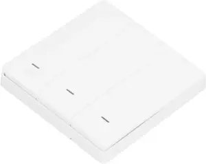 Interruptor de pared 4life Smart RF433 con 3 botón - Blanco