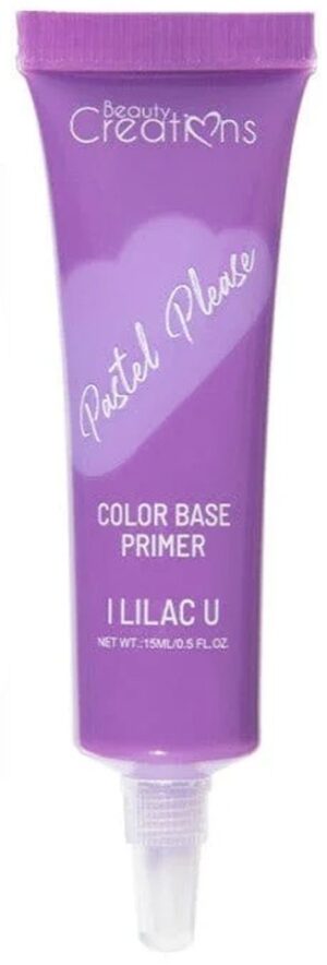 Base Primer de Color Beauty Creations Pastel Please I Lilac U - 15mL