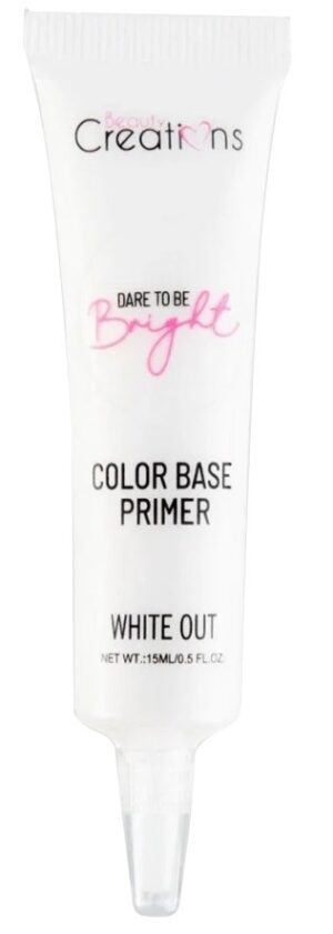 Base Primer de Color Beauty Creations Dare To Be Bright White Out - 15mL
