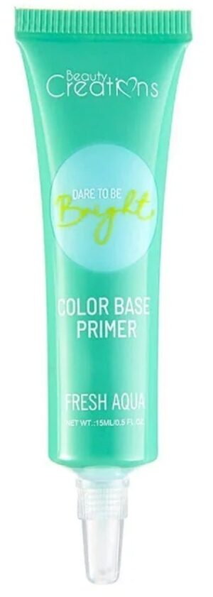 Base Primer de Color Beauty Creations Dare To Be Bright Fresh Aqua - 15mL