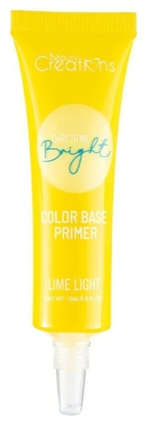 Base Primer de Color Beauty Creations Dare To Be Bright Lime Light - 15mL