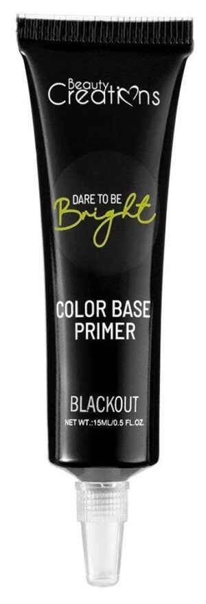 Base Primer de Color Beauty Creations Dare To Be Bright Blackout - 15mL