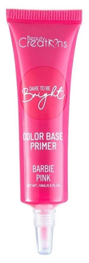 Base Primer de Color Beauty Creations Dare To Be Bright Barbie Pink - 15mL