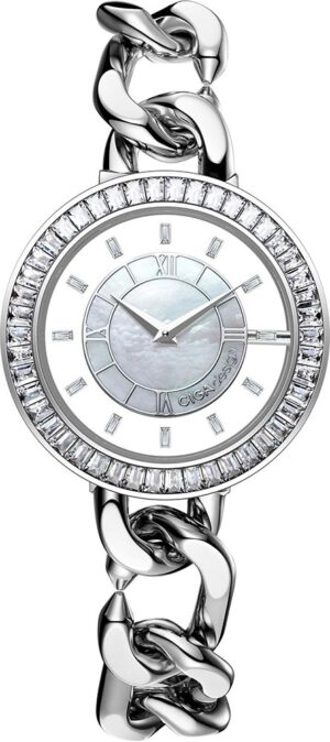 Reloj Femenino Ciga Design D022-SIWH-3SS Sparkle Collection Quartz Watch Silver