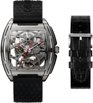 Reloj Masculino Ciga Design Z031-TITI-W15BK Skeleton Mechanical Watch Z Series Titanium