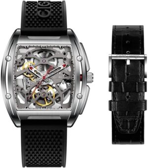 Reloj Masculino Ciga Design Z031-SISI-W15BU Skeleton Mechanical Watch Z Series Black