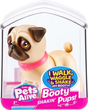 Perro Pug Pets Alive Booty Shakin Pups Zuru - 9530