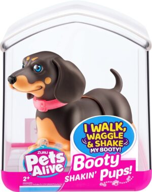 Perro Dachshund Pets Alive Booty Shakin Pups Zuru - 9530