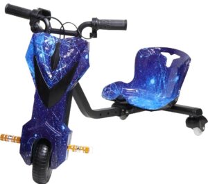 Triciclo eléctrico HYE - TR01 6.5" Drift Car Blue Galaxy