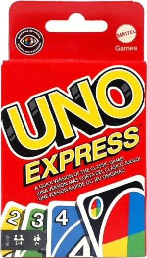 Juego de Cartas Uno Express Mattel - JDF56