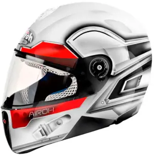 Casco para Moto Kid Airoh MR Strada Lunar - Tamaño XS (53-54) - White