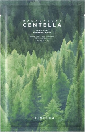 Máscara Facial Madagascar Centella Tea-Trica Relaxing Skin1004 - 24mL