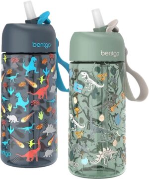 Botella Bentgo kids Water - BGKDWB2-4 Dino Fossils (2 Unidades)