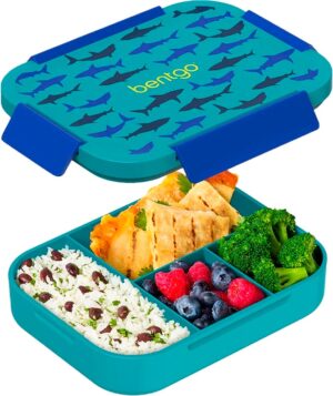 Lonchera para Escuela Bentgo Kids Snap & Go Lunch Box - BGKDBOX-SHK Shark