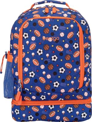 Mochilla Escolar Bentgo Kids Prints 2-in-1 Backpack & Lunch Bag - BGBKPAK-SPO Sports